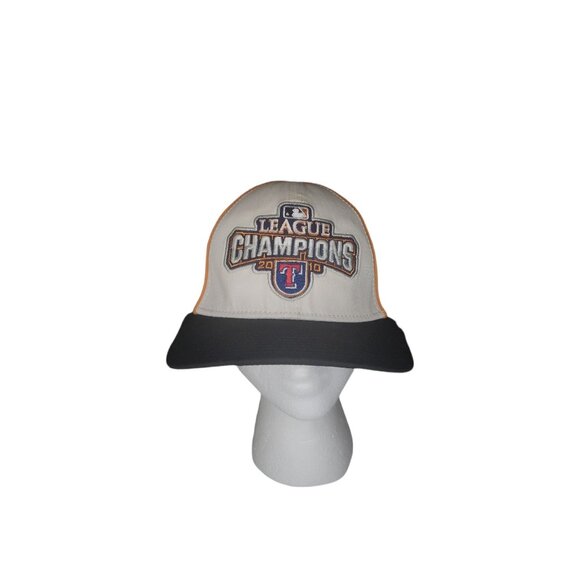 Texas Rangers New Era MLB Fitted Hat 2010 League Champions OS Casual Sportswear - Picture 1 of 5